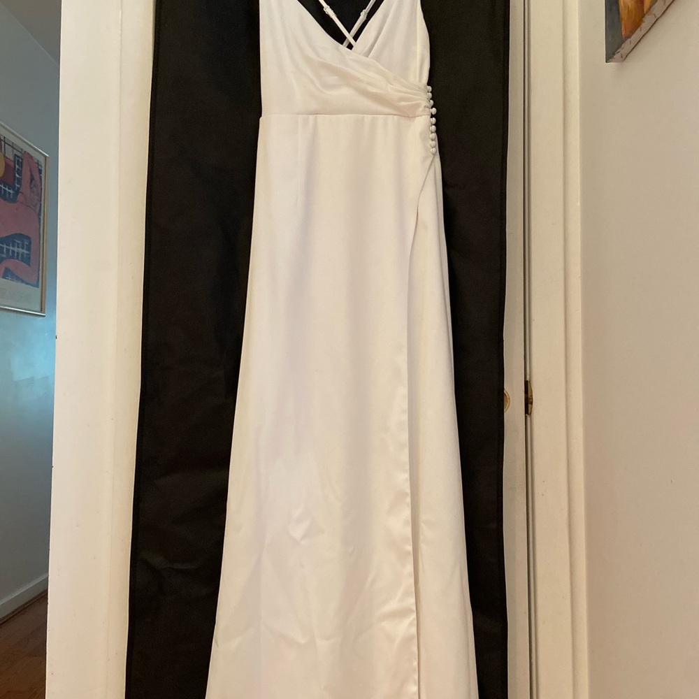 Long white dress